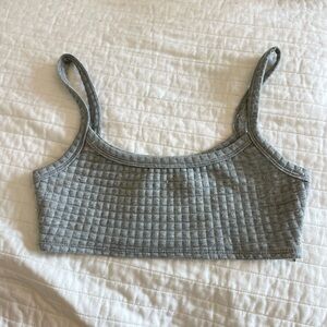 Princess Polly Grey Micro Crop Top